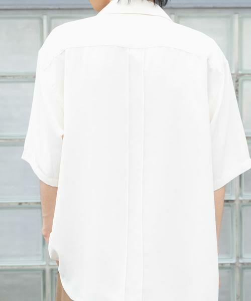 URBAN RESEARCH ITEMS / アーバンリサーチ アイテムズ シャツ・ブラウス | パネルピンタックオープンカラー半袖シャツ | 詳細3