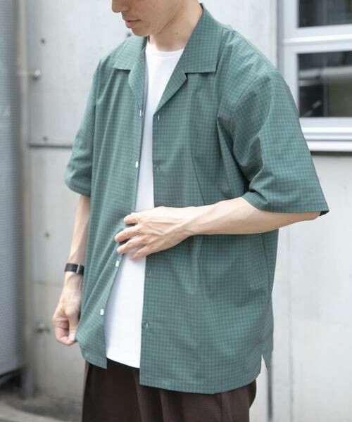 URBAN RESEARCH ITEMS / アーバンリサーチ アイテムズ シャツ・ブラウス | Tattersall Open Collar shirts | 詳細3