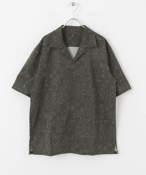 URBAN RESEARCH ITEMS / アーバンリサーチ アイテムズ シャツ・ブラウス | Batik Print Open Collar shirts | 詳細5
