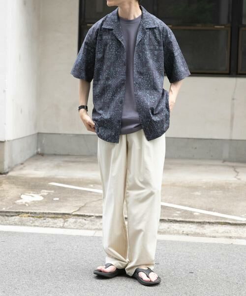 URBAN RESEARCH ITEMS / アーバンリサーチ アイテムズ シャツ・ブラウス | Batik Print Open Collar shirts | 詳細19