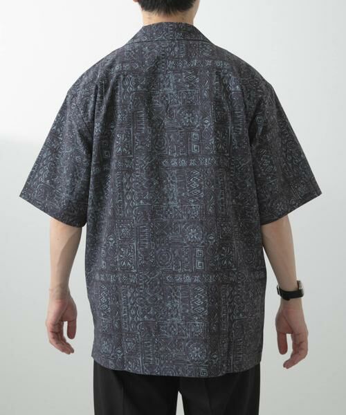 URBAN RESEARCH ITEMS / アーバンリサーチ アイテムズ シャツ・ブラウス | Batik Print Open Collar shirts | 詳細22