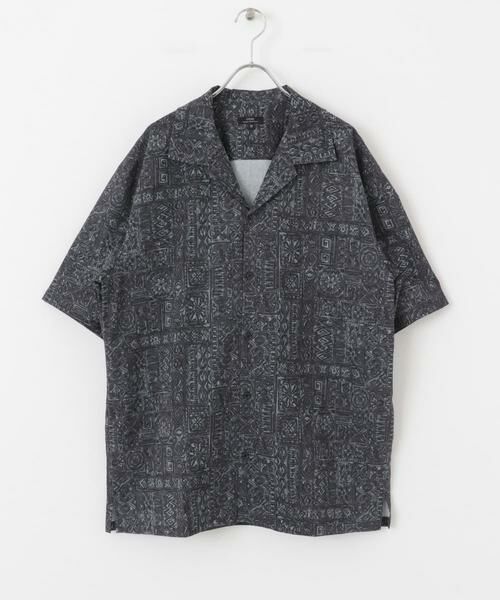 URBAN RESEARCH ITEMS / アーバンリサーチ アイテムズ シャツ・ブラウス | Batik Print Open Collar shirts | 詳細23