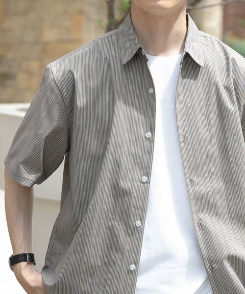 URBAN RESEARCH ITEMS / アーバンリサーチ アイテムズ シャツ・ブラウス | Multi Stripes R.Collar shirts | 詳細1