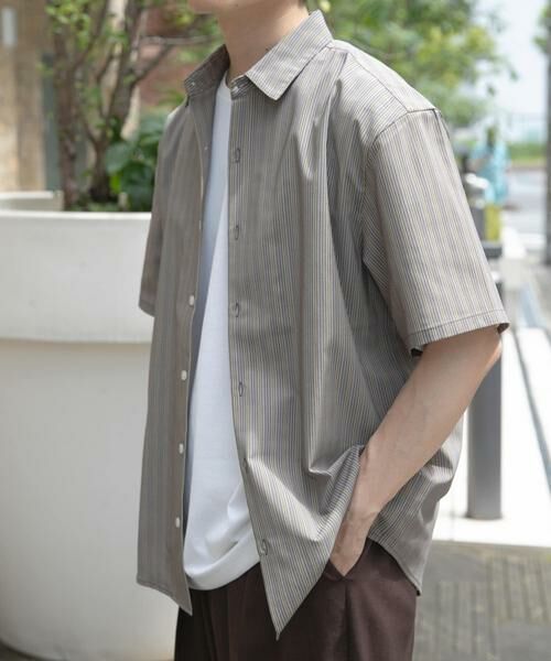 URBAN RESEARCH ITEMS / アーバンリサーチ アイテムズ シャツ・ブラウス | Multi Stripes R.Collar shirts | 詳細3