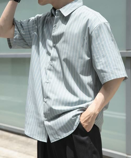 URBAN RESEARCH ITEMS / アーバンリサーチ アイテムズ シャツ・ブラウス | Multi Stripes R.Collar shirts | 詳細7