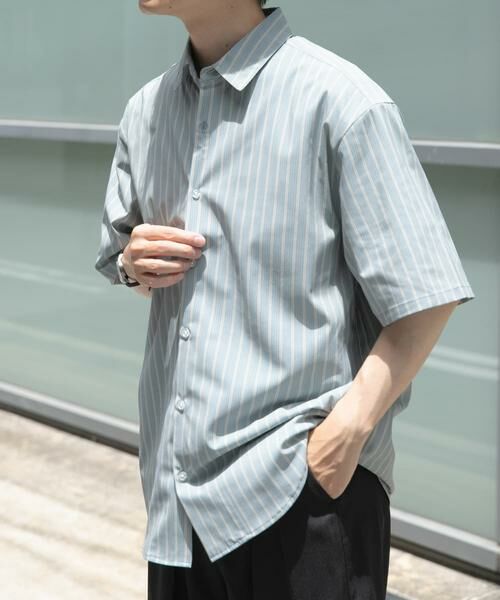 URBAN RESEARCH ITEMS / アーバンリサーチ アイテムズ シャツ・ブラウス | Multi Stripes R.Collar shirts | 詳細8