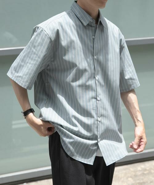 URBAN RESEARCH ITEMS / アーバンリサーチ アイテムズ シャツ・ブラウス | Multi Stripes R.Collar shirts | 詳細9