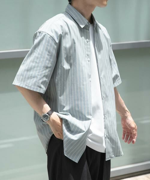 URBAN RESEARCH ITEMS / アーバンリサーチ アイテムズ シャツ・ブラウス | Multi Stripes R.Collar shirts | 詳細10