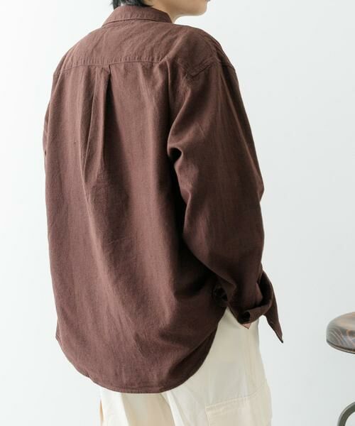 URBAN RESEARCH ITEMS / アーバンリサーチ アイテムズ シャツ・ブラウス | 『セットアップ対応』天然素材リネンコットンレギュラーカラーシャツ | 詳細12