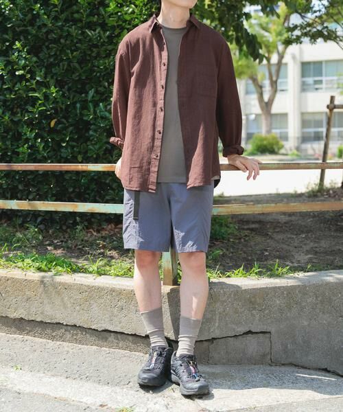 URBAN RESEARCH ITEMS / アーバンリサーチ アイテムズ シャツ・ブラウス | 『セットアップ対応』天然素材リネンコットンレギュラーカラーシャツ | 詳細4