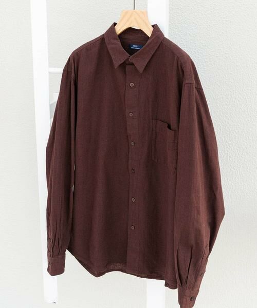 URBAN RESEARCH ITEMS / アーバンリサーチ アイテムズ シャツ・ブラウス | 『セットアップ対応』天然素材リネンコットンレギュラーカラーシャツ | 詳細5