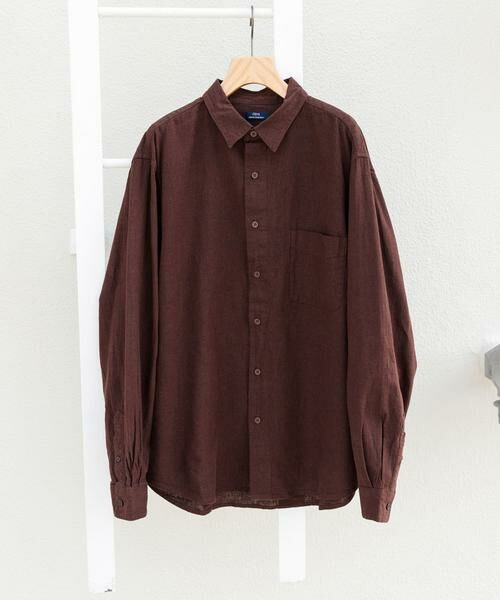 URBAN RESEARCH ITEMS / アーバンリサーチ アイテムズ シャツ・ブラウス | 『セットアップ対応』天然素材リネンコットンレギュラーカラーシャツ | 詳細6