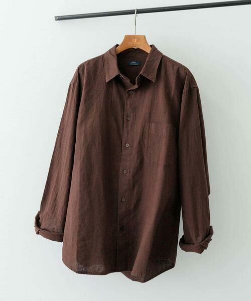 URBAN RESEARCH ITEMS / アーバンリサーチ アイテムズ シャツ・ブラウス | 『セットアップ対応』天然素材リネンコットンレギュラーカラーシャツ | 詳細7