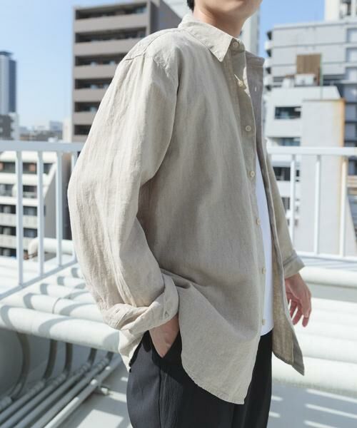 URBAN RESEARCH ITEMS / アーバンリサーチ アイテムズ シャツ・ブラウス | 『セットアップ対応』天然素材リネンコットンレギュラーカラーシャツ | 詳細20