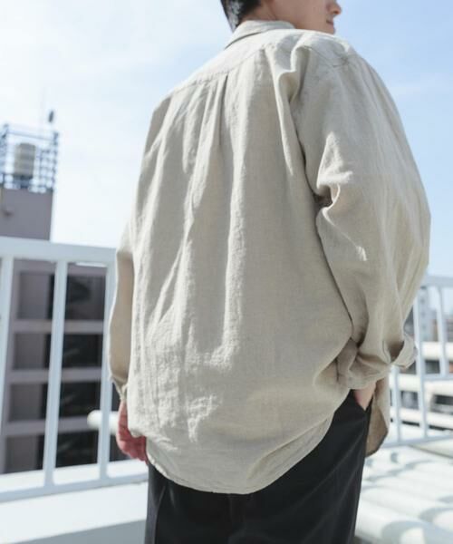 URBAN RESEARCH ITEMS / アーバンリサーチ アイテムズ シャツ・ブラウス | 『セットアップ対応』天然素材リネンコットンレギュラーカラーシャツ | 詳細21
