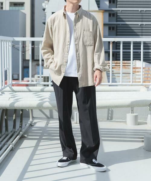 URBAN RESEARCH ITEMS / アーバンリサーチ アイテムズ シャツ・ブラウス | 『セットアップ対応』天然素材リネンコットンレギュラーカラーシャツ | 詳細22