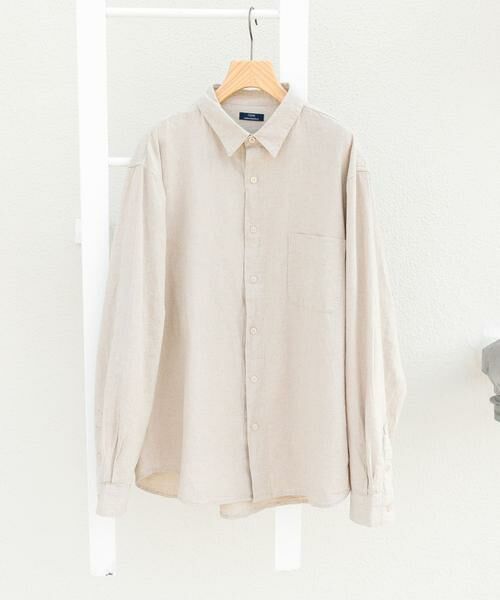 URBAN RESEARCH ITEMS / アーバンリサーチ アイテムズ シャツ・ブラウス | 『セットアップ対応』天然素材リネンコットンレギュラーカラーシャツ | 詳細24