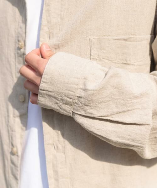 URBAN RESEARCH ITEMS / アーバンリサーチ アイテムズ シャツ・ブラウス | 『セットアップ対応』天然素材リネンコットンレギュラーカラーシャツ | 詳細25