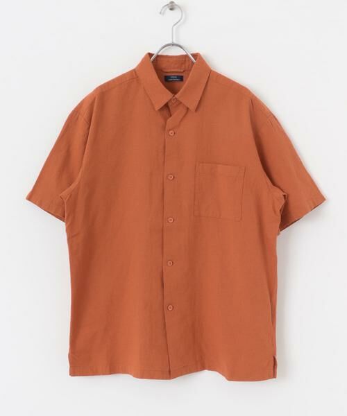 URBAN RESEARCH ITEMS / アーバンリサーチ アイテムズ シャツ・ブラウス | 『セットアップ対応』天然素材リネンコットンレギュラーカラー半袖シャツ | 詳細7