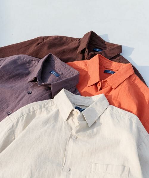 URBAN RESEARCH ITEMS / アーバンリサーチ アイテムズ シャツ・ブラウス | 『セットアップ対応』天然素材リネンコットンレギュラーカラー半袖シャツ | 詳細26