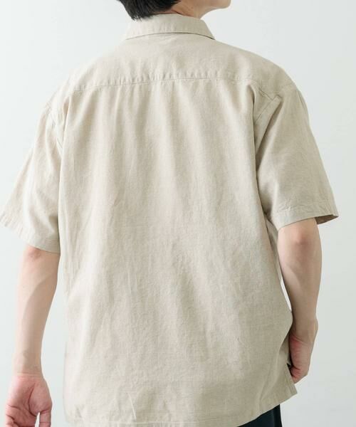 URBAN RESEARCH ITEMS / アーバンリサーチ アイテムズ シャツ・ブラウス | 『セットアップ対応』天然素材リネンコットンレギュラーカラー半袖シャツ | 詳細30