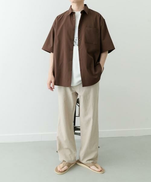 URBAN RESEARCH ITEMS / アーバンリサーチ アイテムズ シャツ・ブラウス | ヨウリュウレギュラーカラー半袖シャツ | 詳細10