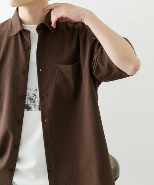URBAN RESEARCH ITEMS / アーバンリサーチ アイテムズ シャツ・ブラウス | ヨウリュウレギュラーカラー半袖シャツ | 詳細6