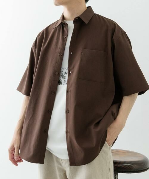 URBAN RESEARCH ITEMS / アーバンリサーチ アイテムズ シャツ・ブラウス | ヨウリュウレギュラーカラー半袖シャツ | 詳細7