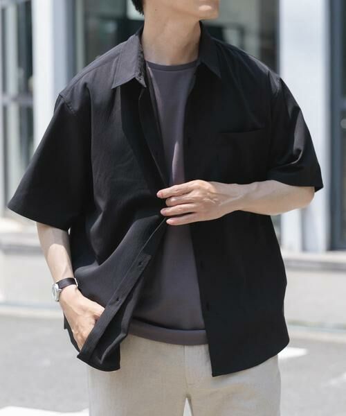 URBAN RESEARCH ITEMS / アーバンリサーチ アイテムズ シャツ・ブラウス | ヨウリュウレギュラーカラー半袖シャツ | 詳細28