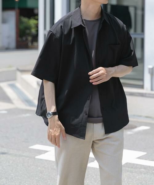 URBAN RESEARCH ITEMS / アーバンリサーチ アイテムズ シャツ・ブラウス | ヨウリュウレギュラーカラー半袖シャツ | 詳細29