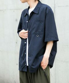 URBAN RESEARCH ITEMS / アーバンリサーチ アイテムズ シャツ・ブラウス | 『撥水/イージーケア/接触冷感/UVカット』タスランナイロンスナップボタン半袖シャツ