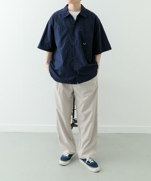 URBAN RESEARCH ITEMS / アーバンリサーチ アイテムズ シャツ・ブラウス | 『撥水/イージーケア/接触冷感/UVカット』タスランナイロンスナップボタン半袖シャツ | 詳細13