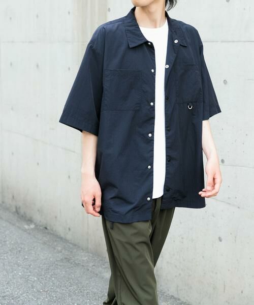 URBAN RESEARCH ITEMS / アーバンリサーチ アイテムズ シャツ・ブラウス | 『撥水/イージーケア/接触冷感/UVカット』タスランナイロンスナップボタン半袖シャツ | 詳細5