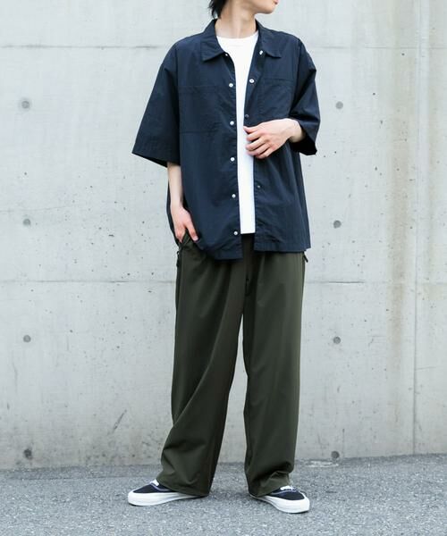 URBAN RESEARCH ITEMS / アーバンリサーチ アイテムズ シャツ・ブラウス | 『撥水/イージーケア/接触冷感/UVカット』タスランナイロンスナップボタン半袖シャツ | 詳細6