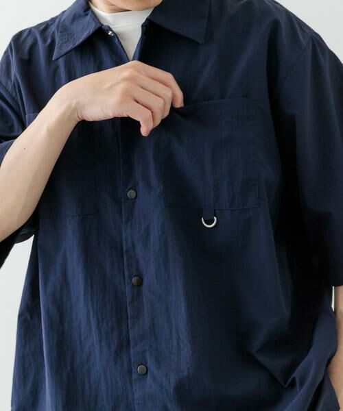 URBAN RESEARCH ITEMS / アーバンリサーチ アイテムズ シャツ・ブラウス | 『撥水/イージーケア/接触冷感/UVカット』タスランナイロンスナップボタン半袖シャツ | 詳細7