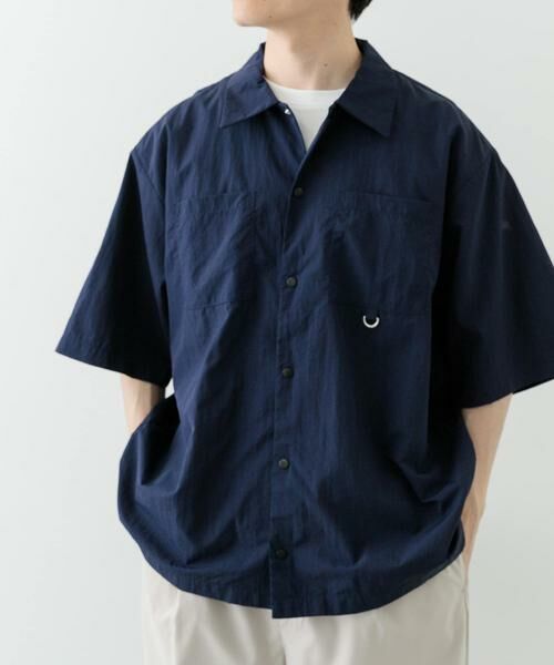 URBAN RESEARCH ITEMS / アーバンリサーチ アイテムズ シャツ・ブラウス | 『撥水/イージーケア/接触冷感/UVカット』タスランナイロンスナップボタン半袖シャツ | 詳細8