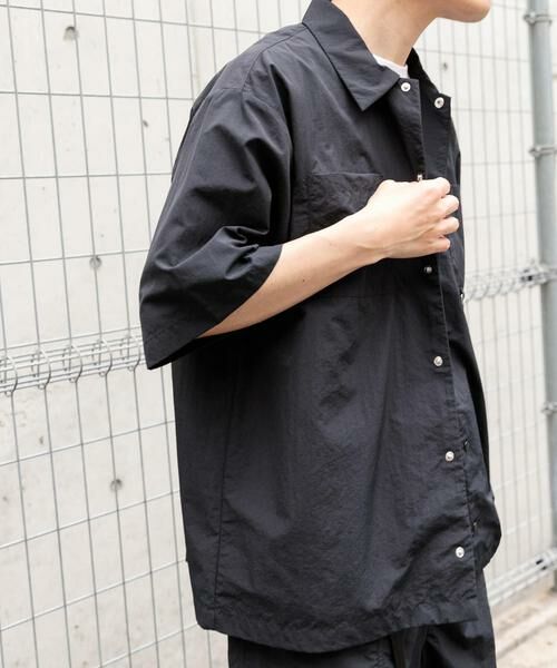 URBAN RESEARCH ITEMS / アーバンリサーチ アイテムズ シャツ・ブラウス | 『撥水/イージーケア/接触冷感/UVカット』タスランナイロンスナップボタン半袖シャツ | 詳細24