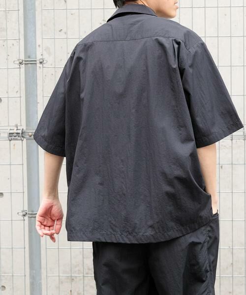 URBAN RESEARCH ITEMS / アーバンリサーチ アイテムズ シャツ・ブラウス | 『撥水/イージーケア/接触冷感/UVカット』タスランナイロンスナップボタン半袖シャツ | 詳細25