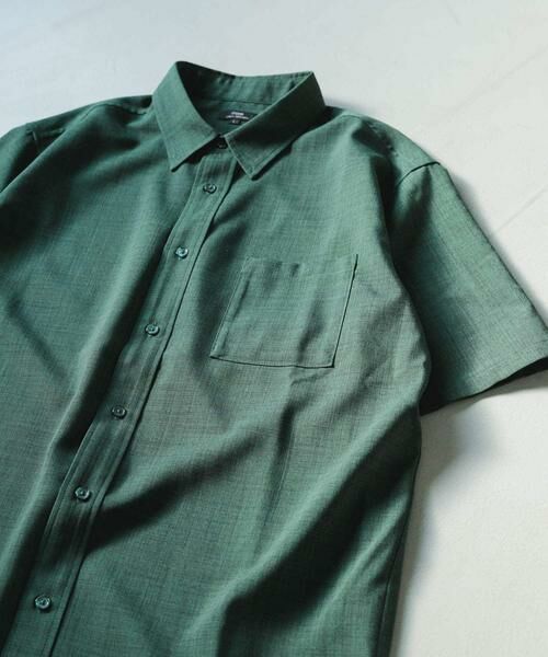 URBAN RESEARCH ITEMS / アーバンリサーチ アイテムズ シャツ・ブラウス | 『イージーケア/速乾/UVカット』『セットアップ対応』クイックドライリネンタッチ半袖シャツ | 詳細12