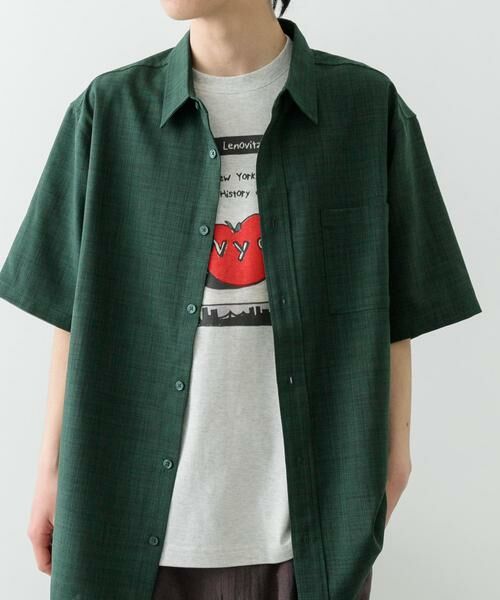 URBAN RESEARCH ITEMS / アーバンリサーチ アイテムズ シャツ・ブラウス | 『イージーケア/速乾/UVカット』『セットアップ対応』クイックドライリネンタッチ半袖シャツ | 詳細2