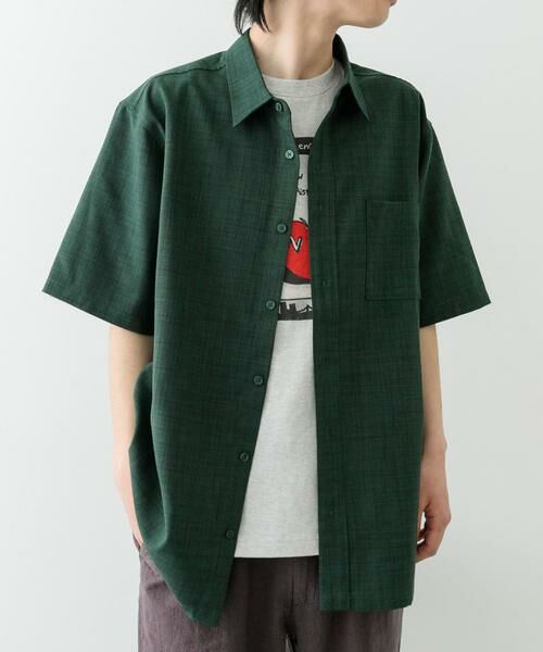 URBAN RESEARCH ITEMS / アーバンリサーチ アイテムズ シャツ・ブラウス | 『イージーケア/速乾/UVカット』『セットアップ対応』クイックドライリネンタッチ半袖シャツ | 詳細3