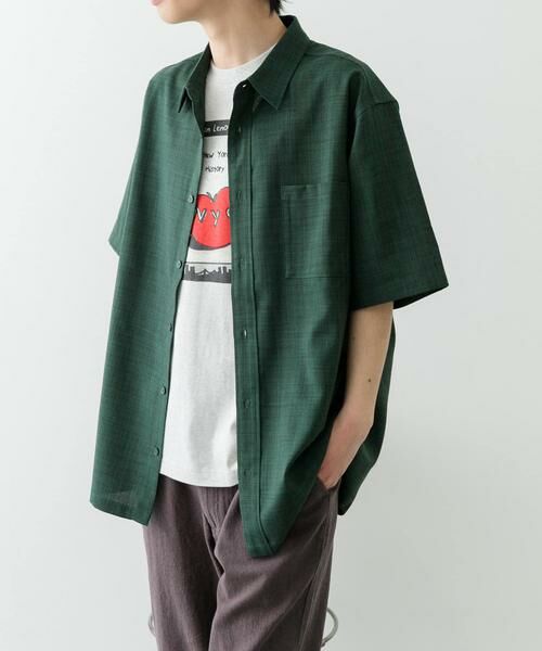 URBAN RESEARCH ITEMS / アーバンリサーチ アイテムズ シャツ・ブラウス | 『イージーケア/速乾/UVカット』『セットアップ対応』クイックドライリネンタッチ半袖シャツ | 詳細4