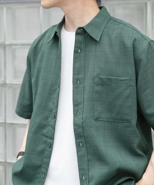 URBAN RESEARCH ITEMS / アーバンリサーチ アイテムズ シャツ・ブラウス | 『イージーケア/速乾/UVカット』『セットアップ対応』クイックドライリネンタッチ半袖シャツ | 詳細8
