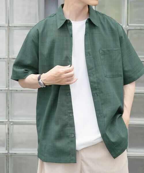 URBAN RESEARCH ITEMS / アーバンリサーチ アイテムズ シャツ・ブラウス | 『イージーケア/速乾/UVカット』『セットアップ対応』クイックドライリネンタッチ半袖シャツ | 詳細9