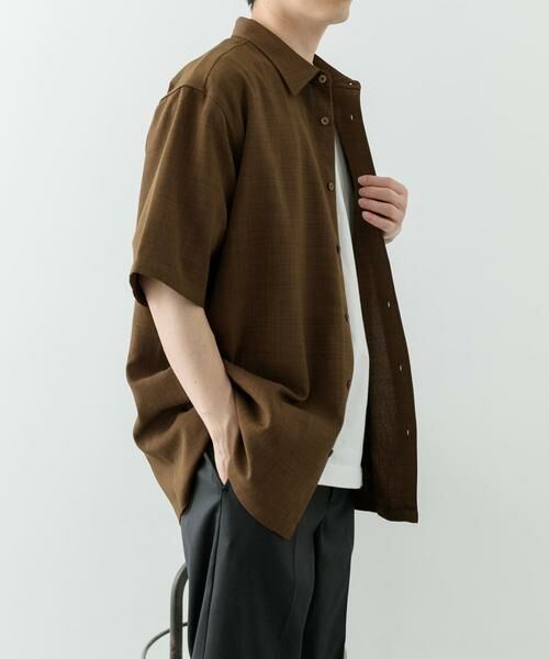 URBAN RESEARCH ITEMS / アーバンリサーチ アイテムズ シャツ・ブラウス | 『イージーケア/速乾/UVカット』『セットアップ対応』クイックドライリネンタッチ半袖シャツ | 詳細25