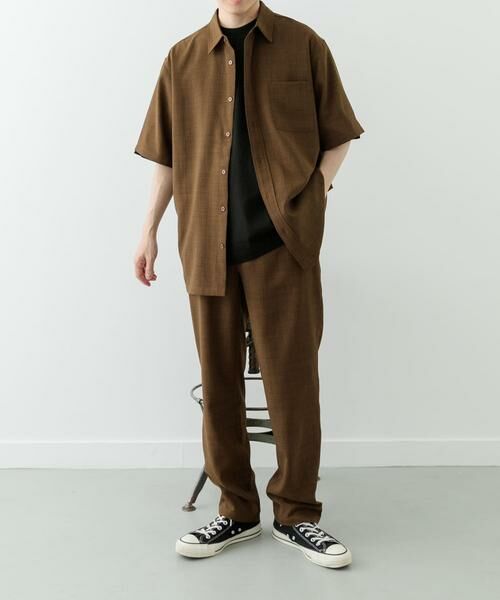 URBAN RESEARCH ITEMS / アーバンリサーチ アイテムズ シャツ・ブラウス | 『イージーケア/速乾/UVカット』『セットアップ対応』クイックドライリネンタッチ半袖シャツ | 詳細27