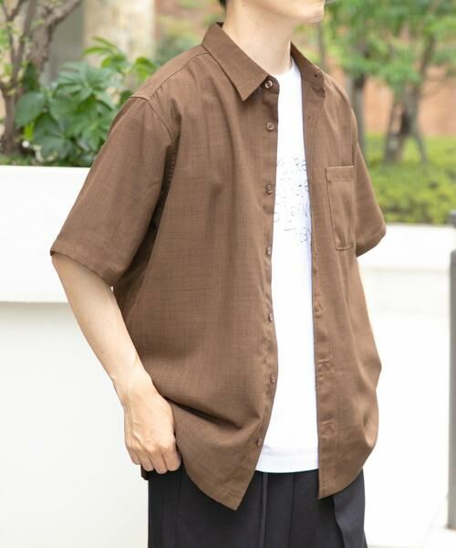 URBAN RESEARCH ITEMS / アーバンリサーチ アイテムズ シャツ・ブラウス | 『イージーケア/速乾/UVカット』『セットアップ対応』クイックドライリネンタッチ半袖シャツ | 詳細17