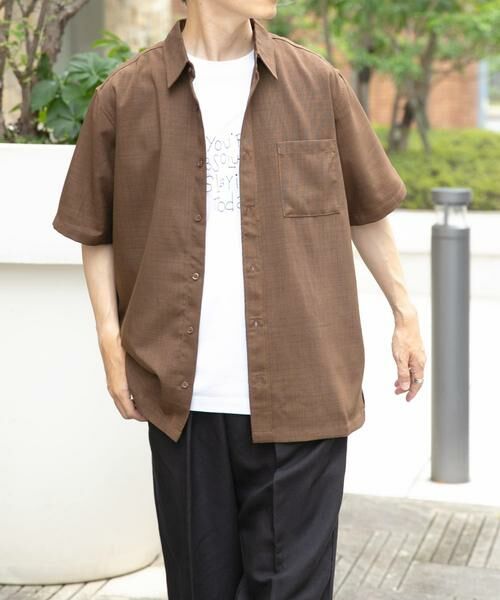 URBAN RESEARCH ITEMS / アーバンリサーチ アイテムズ シャツ・ブラウス | 『イージーケア/速乾/UVカット』『セットアップ対応』クイックドライリネンタッチ半袖シャツ | 詳細19