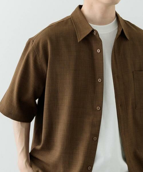 URBAN RESEARCH ITEMS / アーバンリサーチ アイテムズ シャツ・ブラウス | 『イージーケア/速乾/UVカット』『セットアップ対応』クイックドライリネンタッチ半袖シャツ | 詳細22