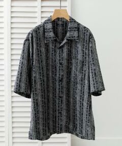 URBAN RESEARCH ITEMS / アーバンリサーチ アイテムズ シャツ・ブラウス | リーフプリントオープンカラー半袖シャツ